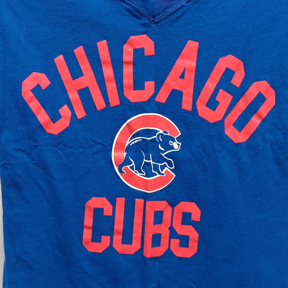 Pink Victoria's Secret with 5th & Ocean Chicago Cubs tee shirt Medium - Picture 2 of 5